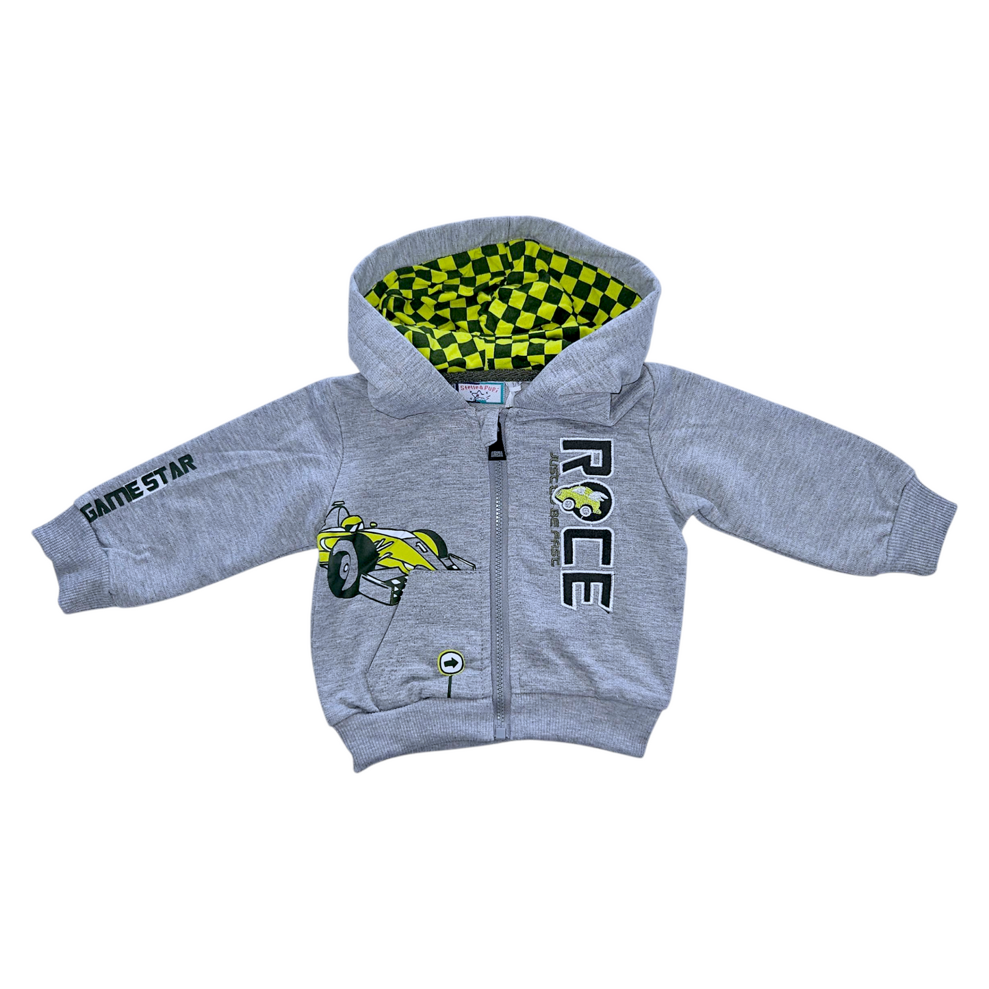 Felpa in cotone 3-18 mesi STELLA E PUPI