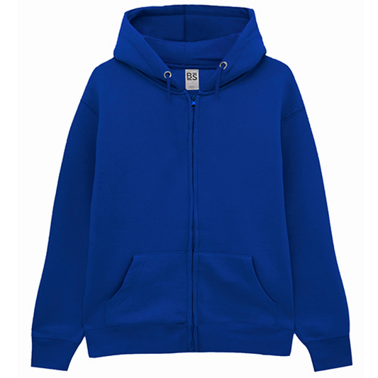 FELPA BASIC "PREMIUM" UNISEX CON CAPPUCCIO E ZIP - Vari colori