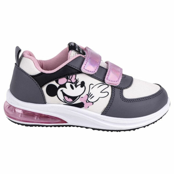 SCARPE SPORTIVE CON LED MINNIE MOUSE VELCRO