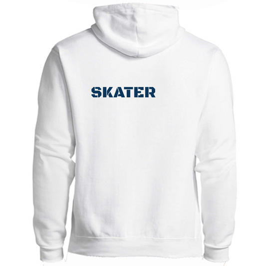 FELPA UOMO CON ZIP E CAPPUCCIO "SKATER"
