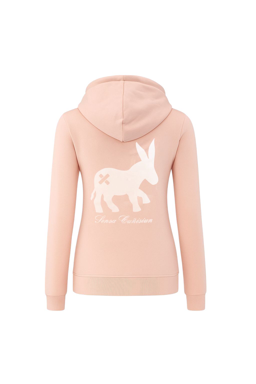 Maglia Hoodie Donna Light Pink