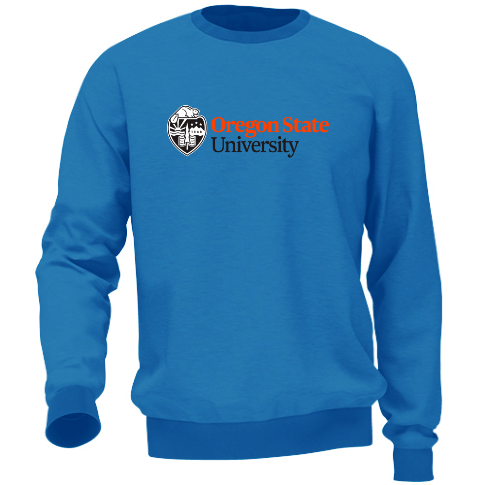 Felpa uomo senza cappuccio Oregon University - Vari colori