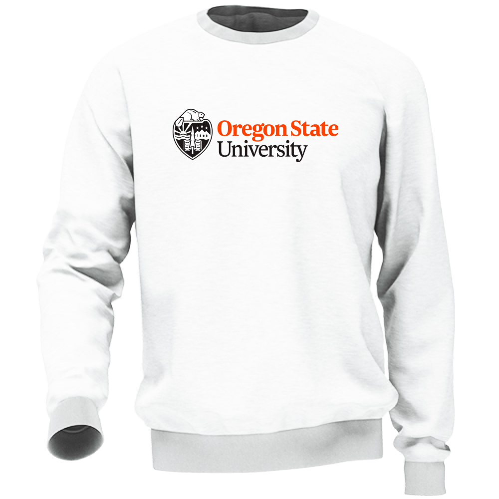 Felpa uomo senza cappuccio Oregon University - Vari colori