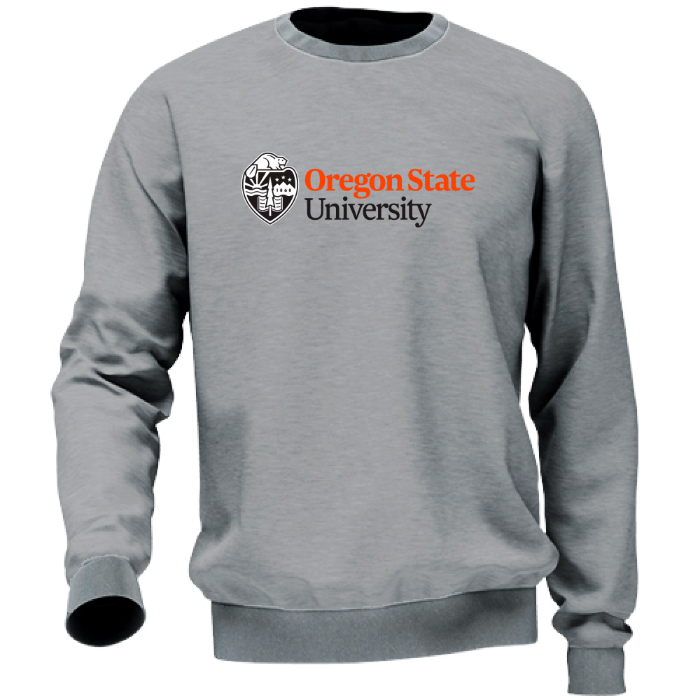 Felpa uomo senza cappuccio Oregon University - Vari colori