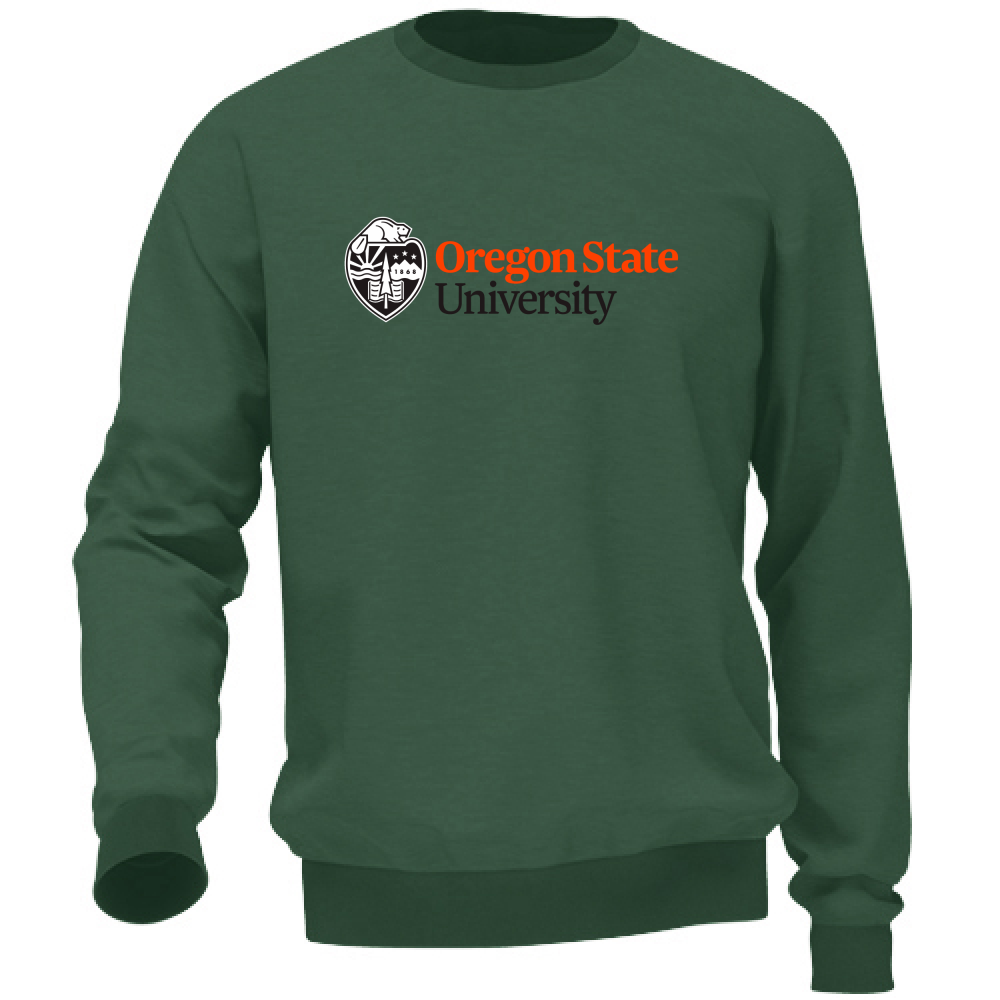 Felpa uomo senza cappuccio Oregon University - Vari colori