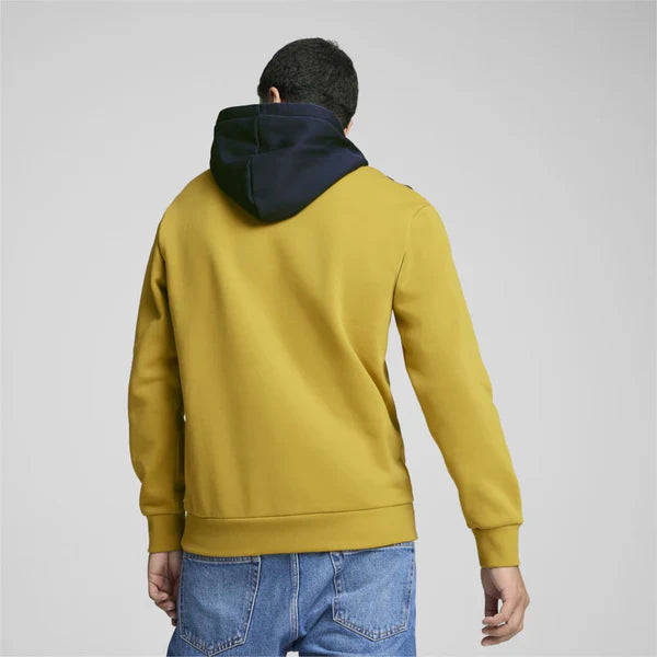 Puma Felpa Power Colorblock Hoodie Cappuccio Golden Fog