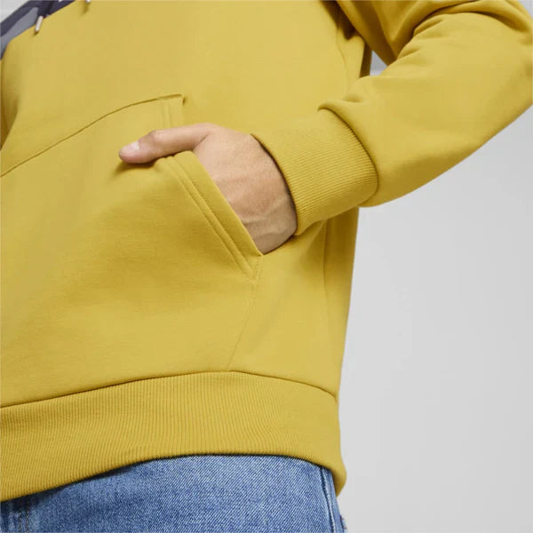 Puma Felpa Power Colorblock Hoodie Cappuccio Golden Fog