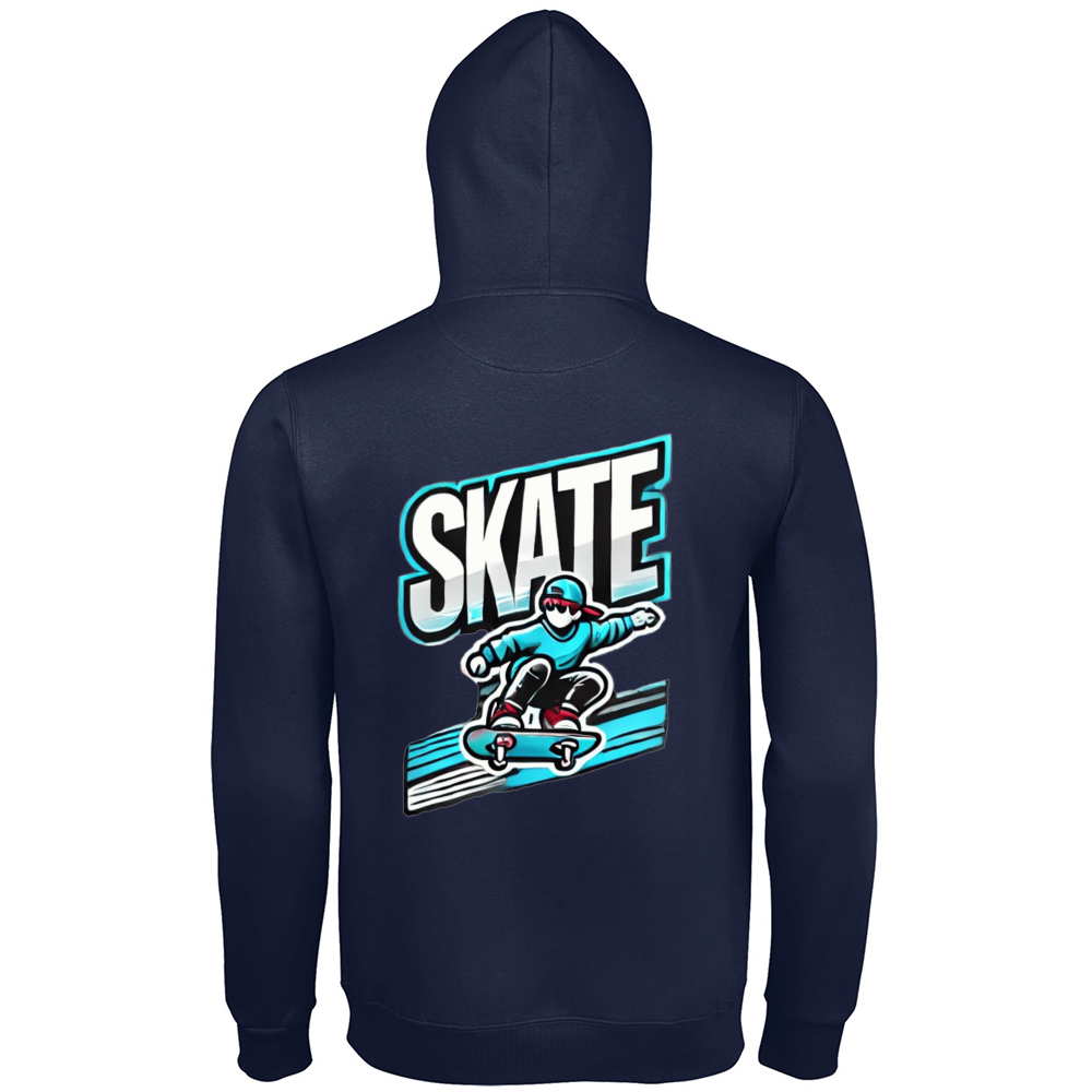 Felpa Uomo Premium -Skate- con cappuccio