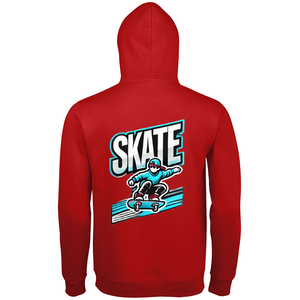 Felpa Uomo Premium -Skate- con cappuccio
