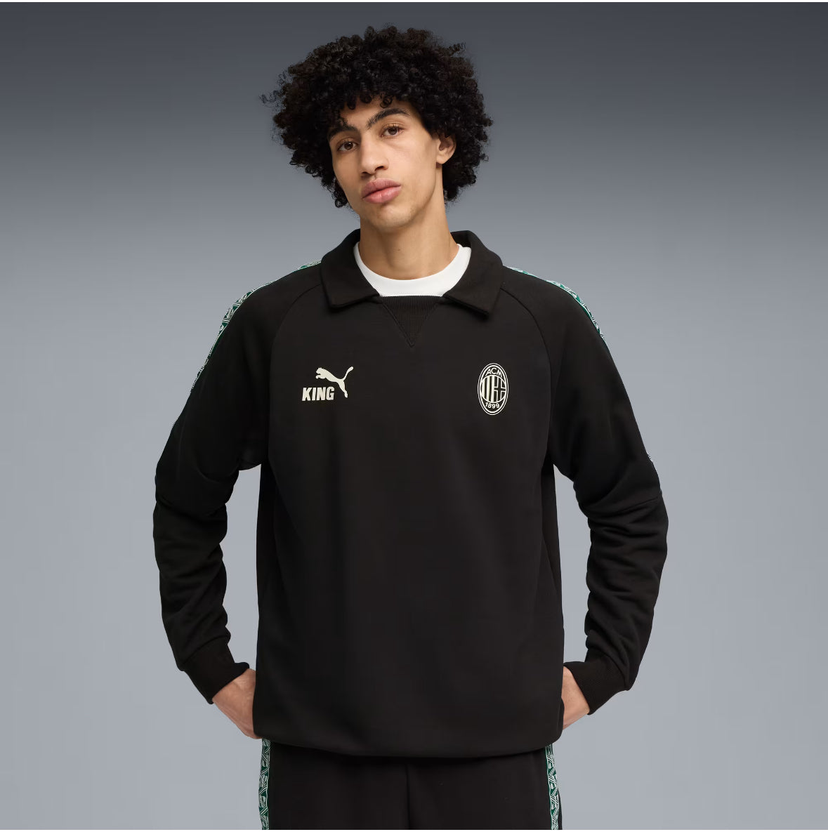Puma Felpa Calcio King Drill Top AC Milan Nero 2025/2026