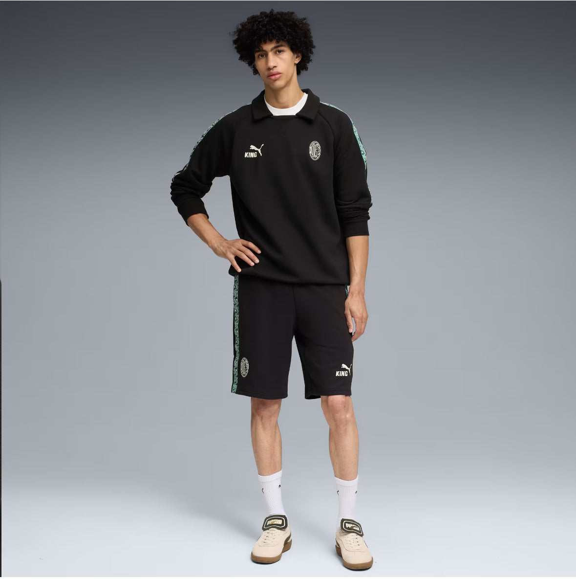 Puma Felpa Calcio King Drill Top AC Milan Nero 2025/2026