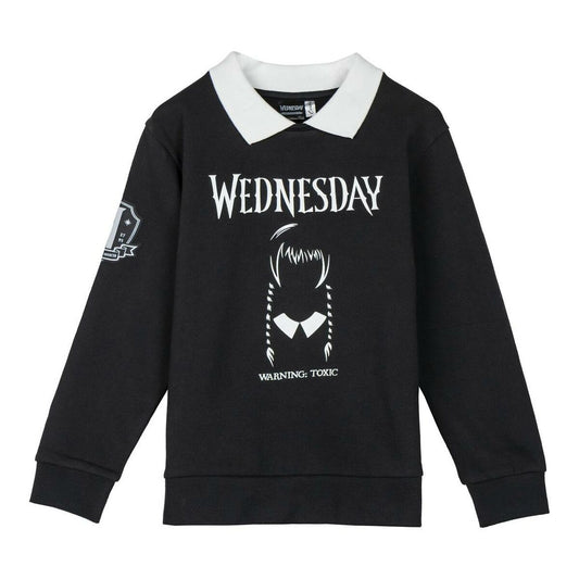 Felpa senza Cappuccio Bambina Wednesday