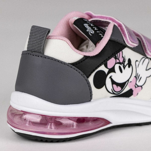 SCARPE SPORTIVE CON LED MINNIE MOUSE VELCRO