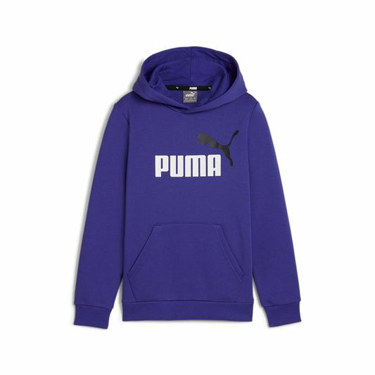 Felpa con Cappuccio Bambino Puma Blu