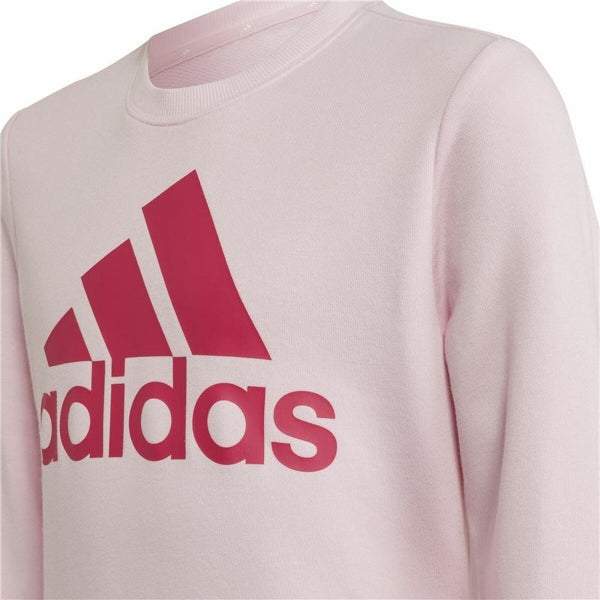 FELPA GIROCOLLO BAMBINA ADIDAS ROSA