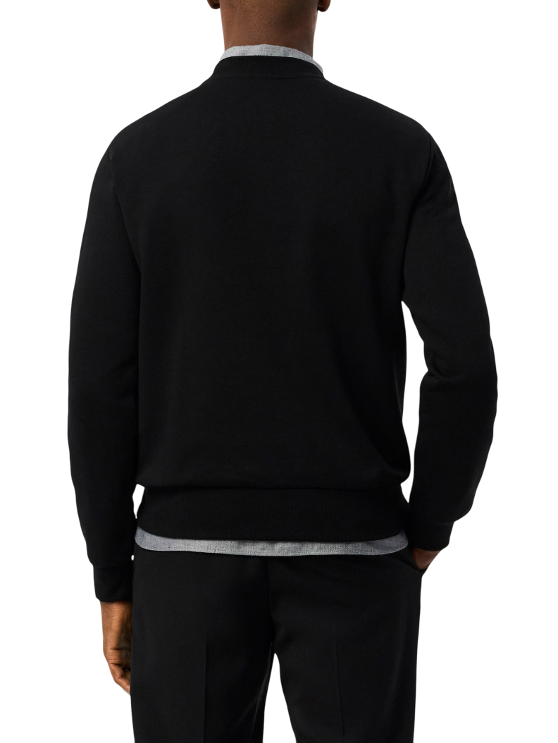 Lacoste felpa uomo in pile nero