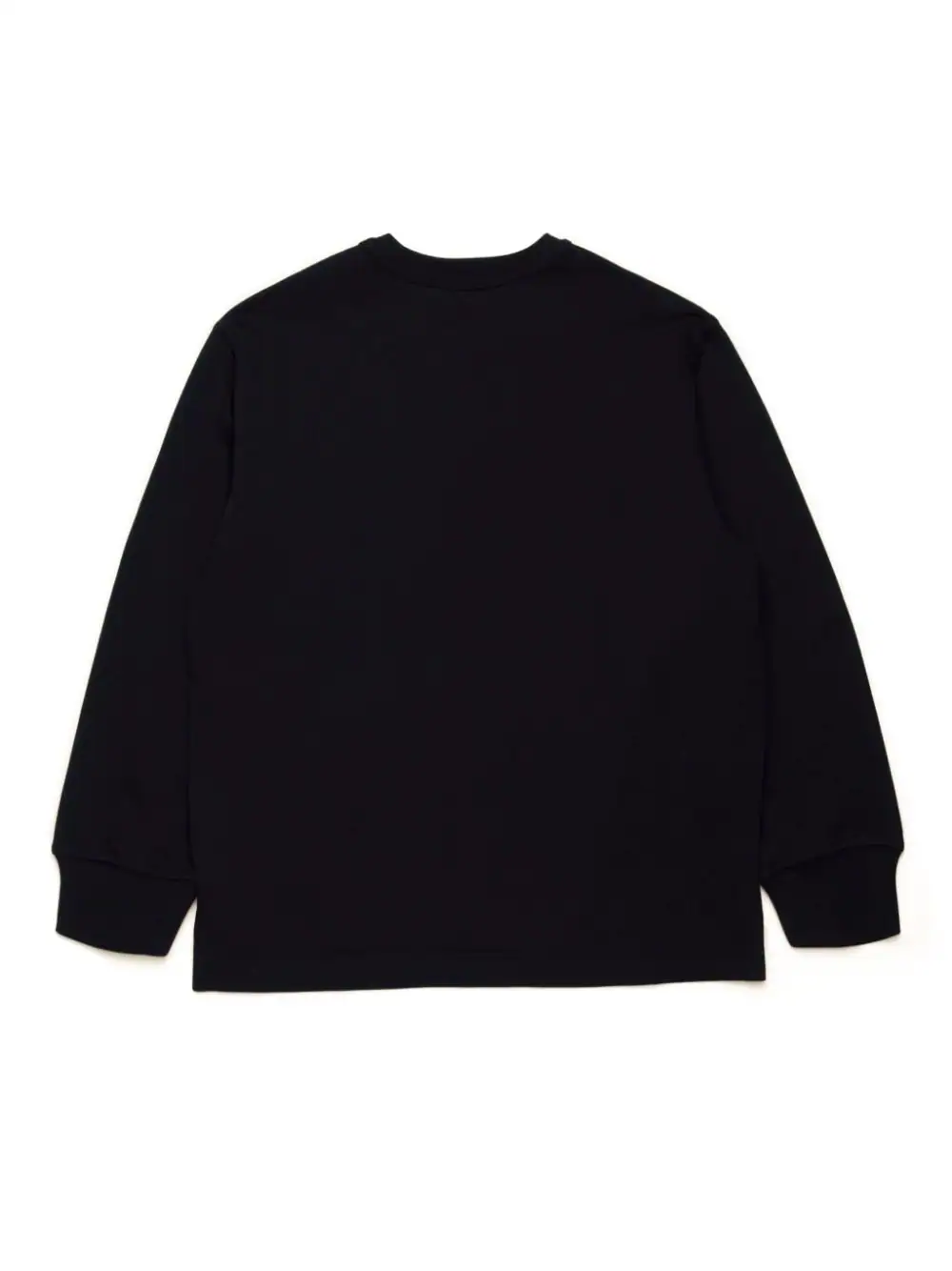 Diesel felpa girocollo con logo iconico nero