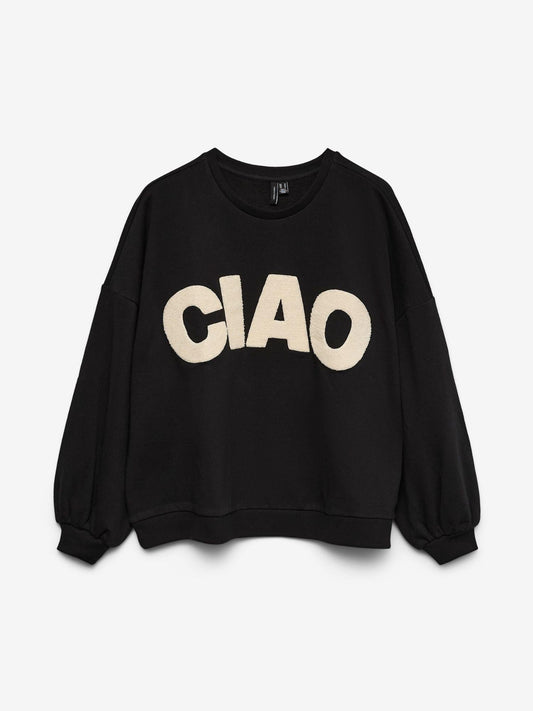 Vero Moda VMCIAOBELLA Felpa Donna Nero