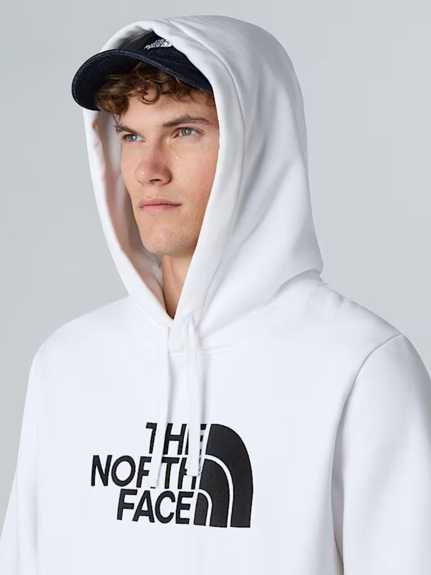 The North Face Felpa con cappuccio Drew Peak Uomo TNF White TNF Black