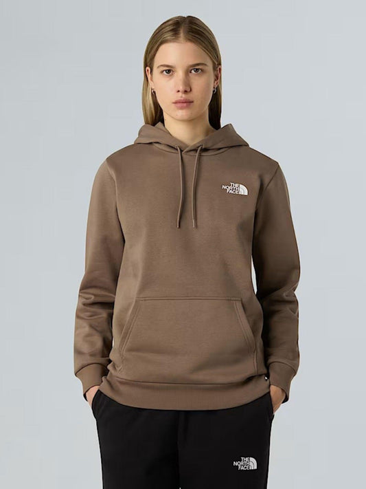 The North Face Felpa con cappuccio Simple Dome Donna Mocha Brown