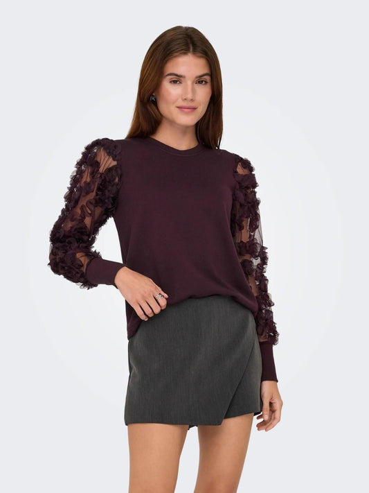 Jacqueline De Yong JDYFAIRVIEW Felpa Donna Winetasting