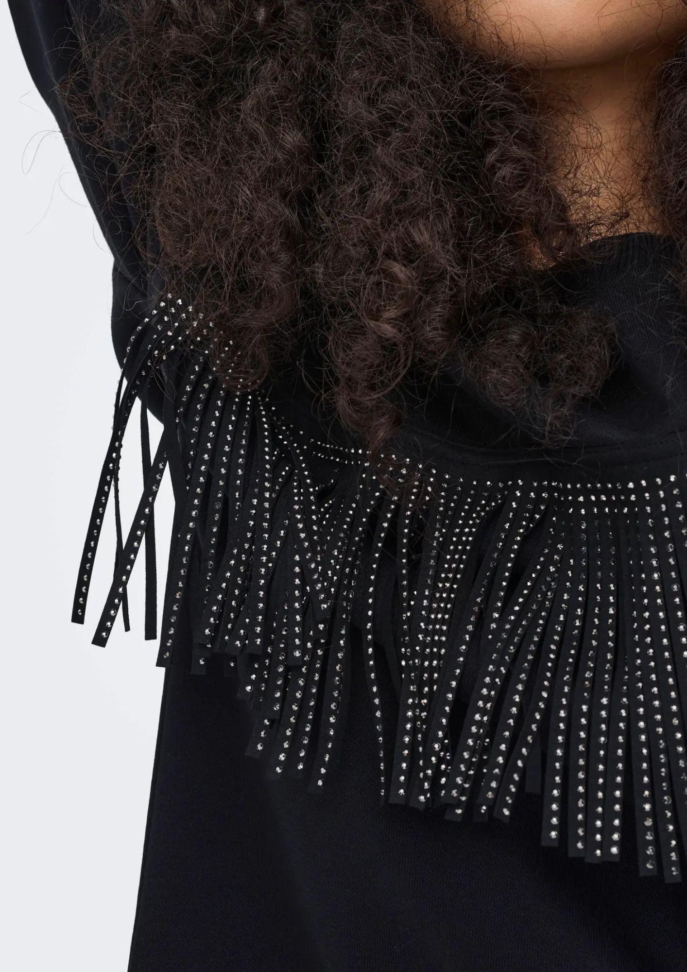 Jacqueline De Young Felpa Donna Prima Nera