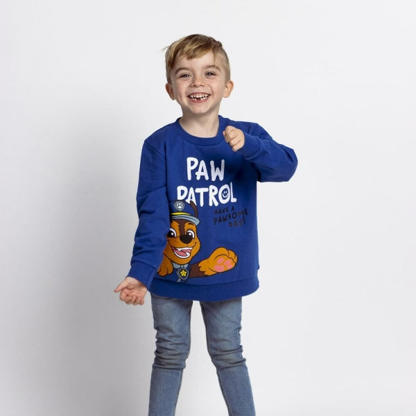 FELPA GIROCOLLO BAMBINO THE PAW PATROL AZZURRO