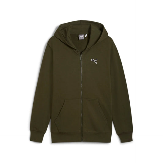 Puma Felpa Better Essentials Full Zip Hoodie Cappuccio Dark Olive