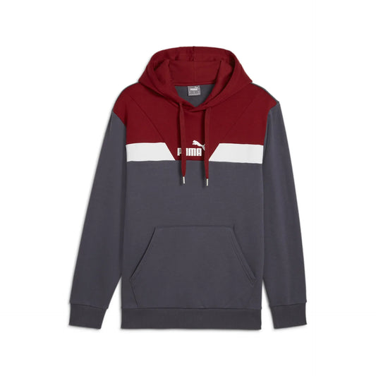 Puma Felpa Power Colorblock Hoodie Cappuccio Galactic Gray