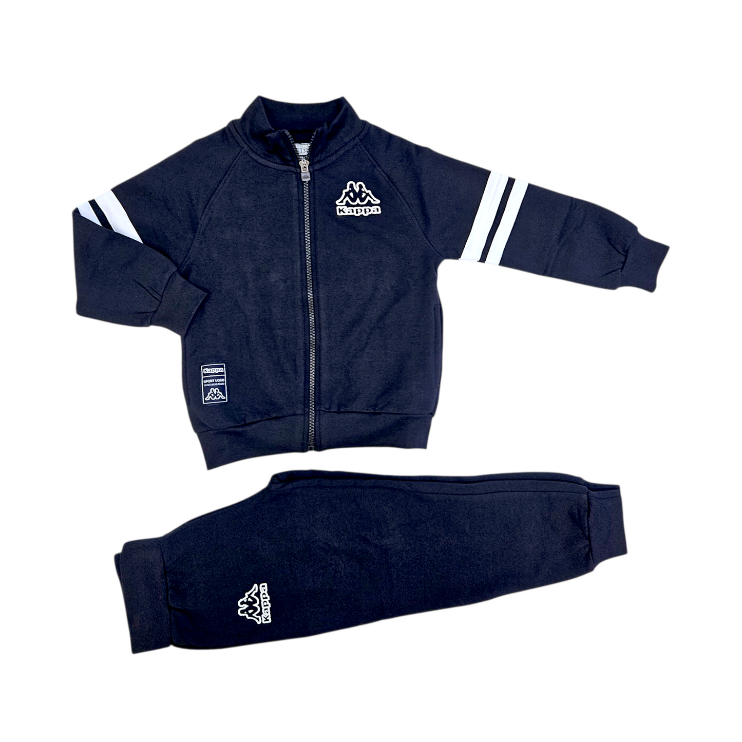 Tuta Kappa 3-7 anni, felpata. Disponibile in 2 colori