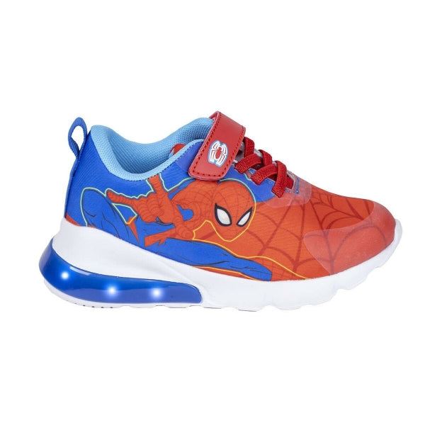 SCARPE SPORTIVE PER BAMBINI CON LED SPIDER MAN