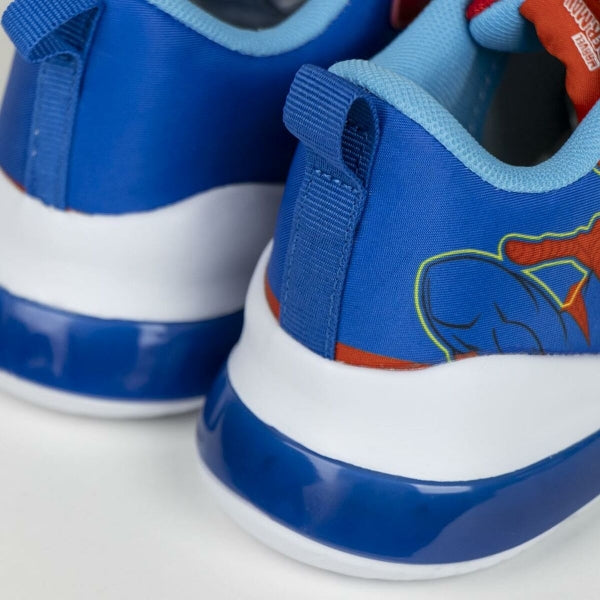 SCARPE SPORTIVE PER BAMBINI CON LED SPIDER MAN