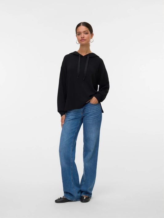 Vero Moda VMHALI Felpa Donna Nero