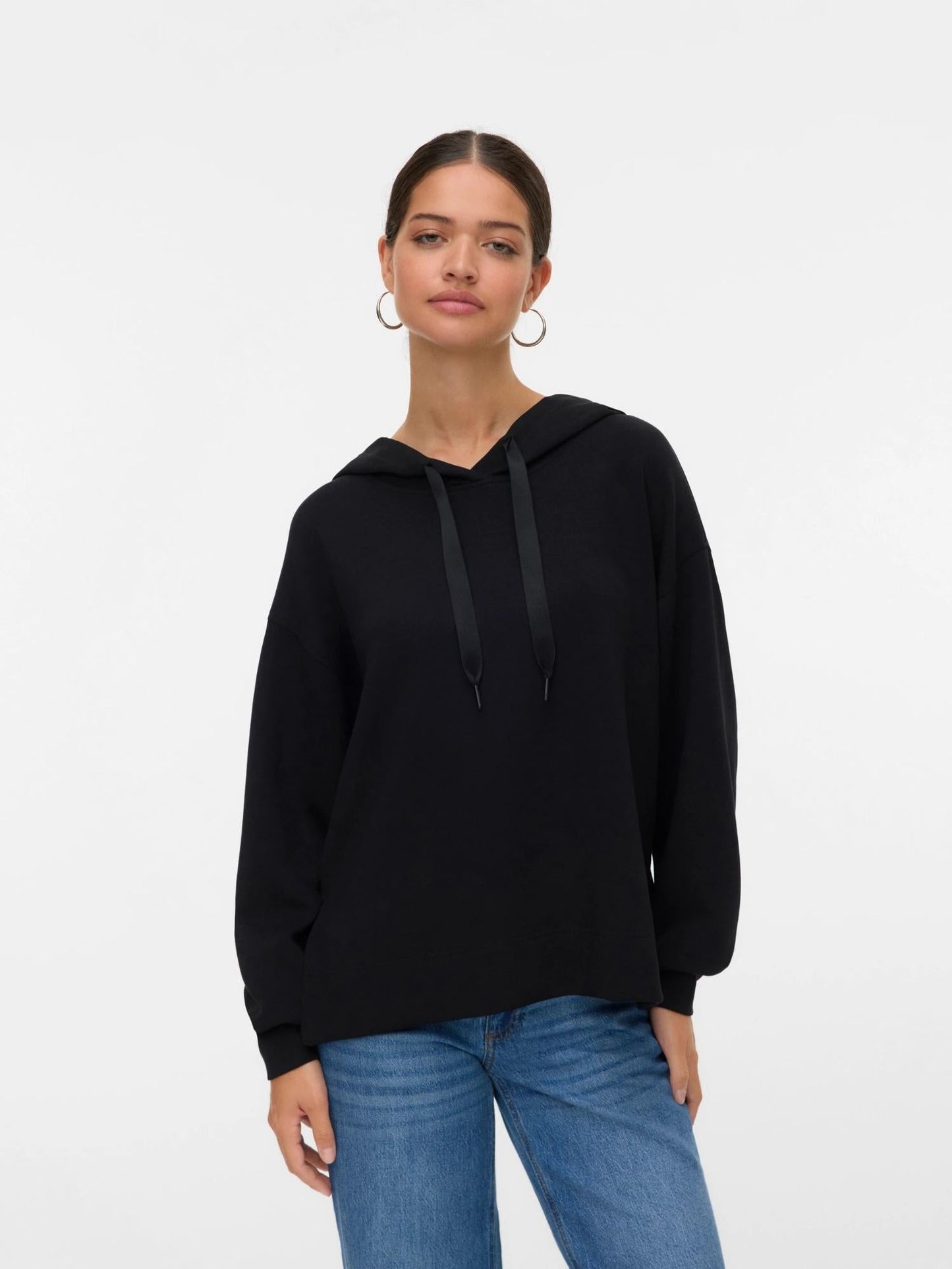 Vero Moda VMHALI Felpa Donna Nero